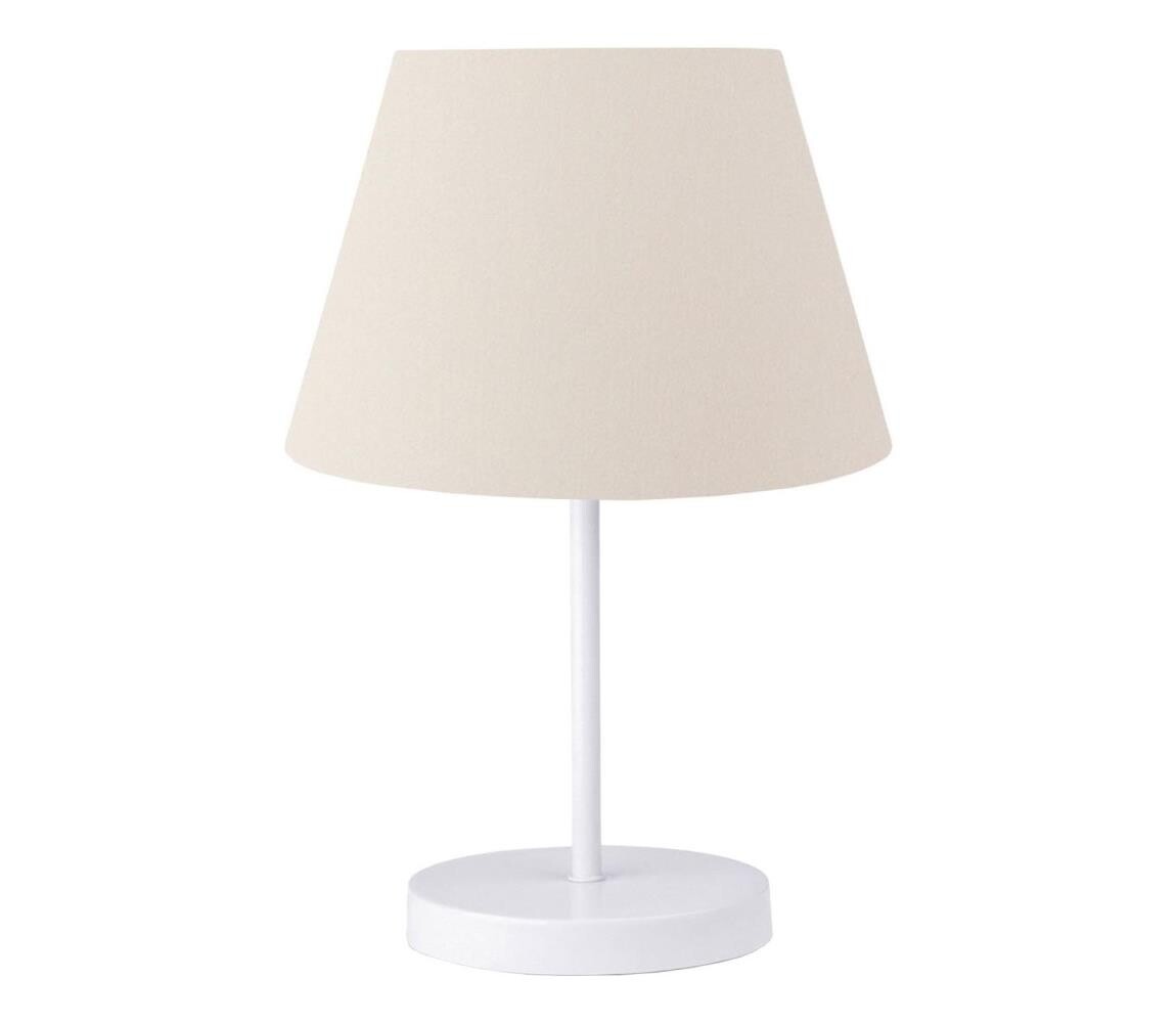 Stolní lampa AYD 1xE27/40W/230V bílá