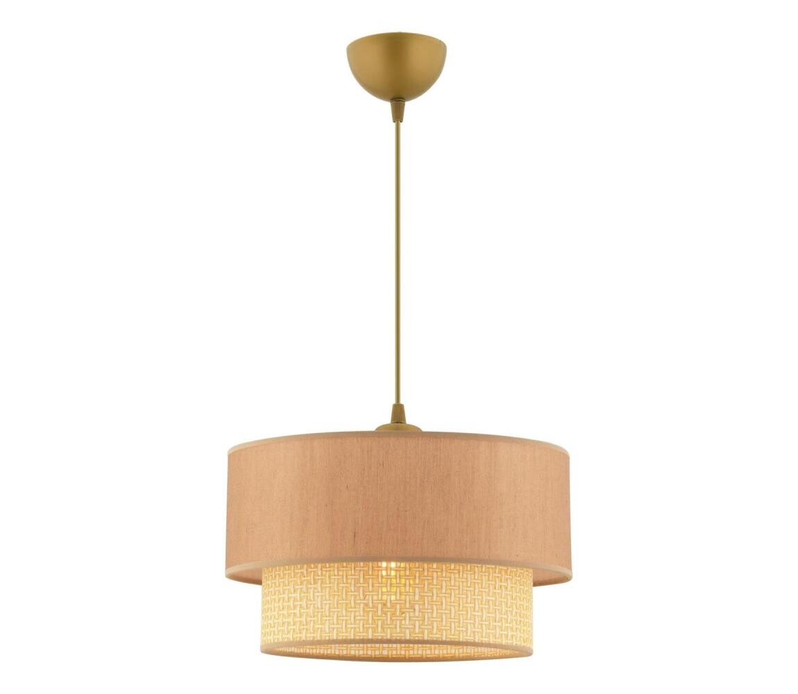 Lustr na lanku ECHO 1xE27/60W/230V béžová