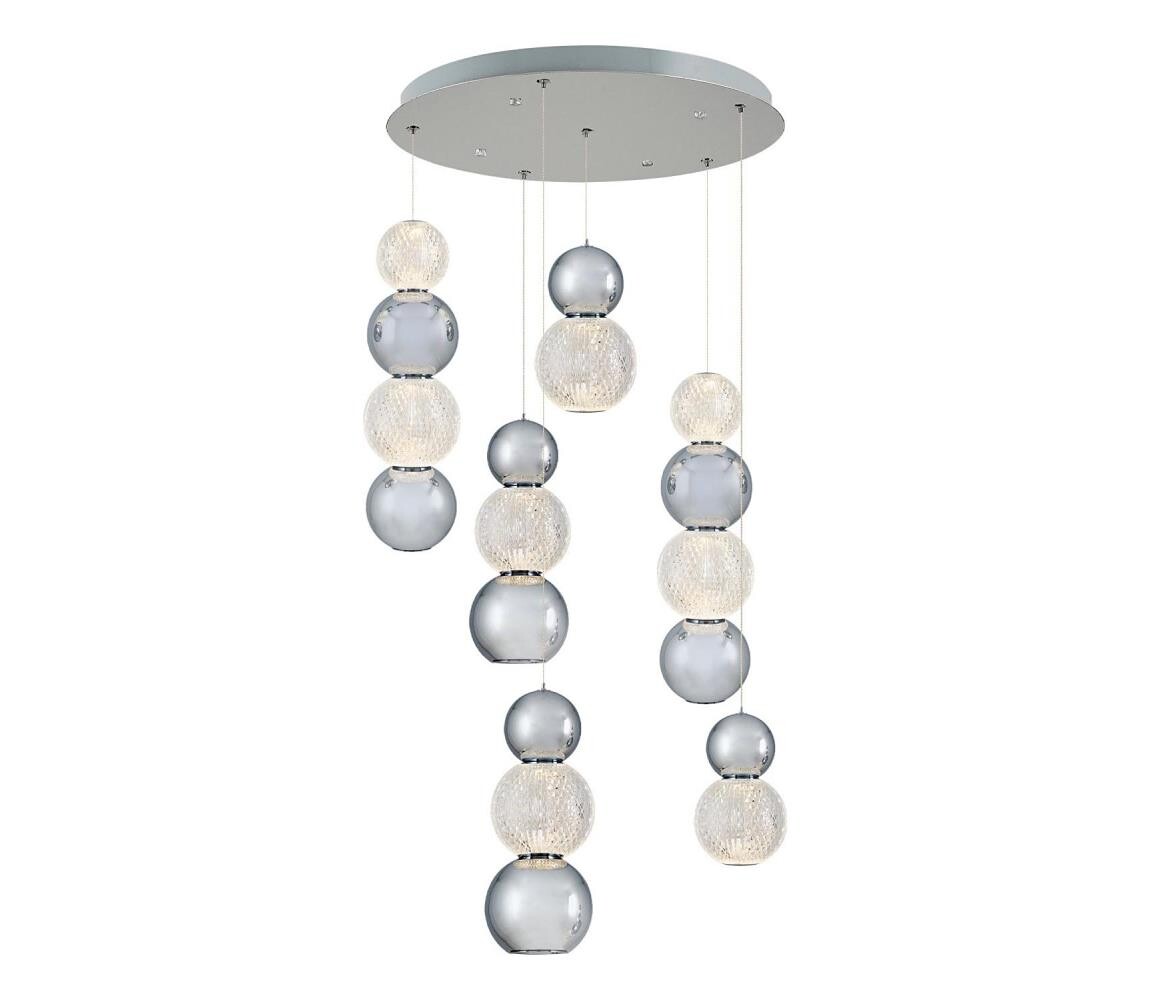LED Lustr na lanku CREMONA LED/34W/230V 3000K matný chrom