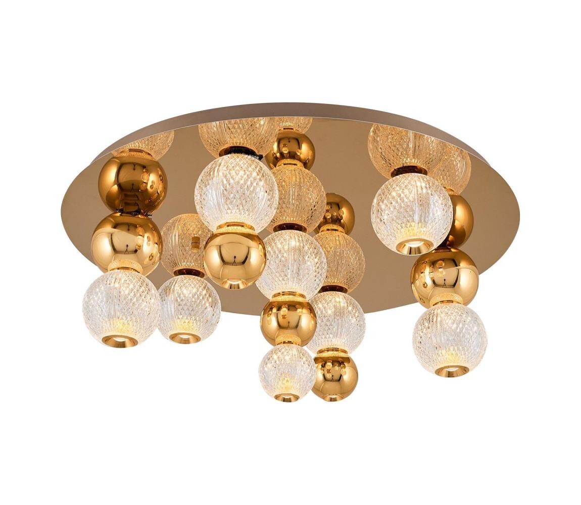 LED Stropní svítidlo CREMONA LED/37W/230V 3000K zlatá