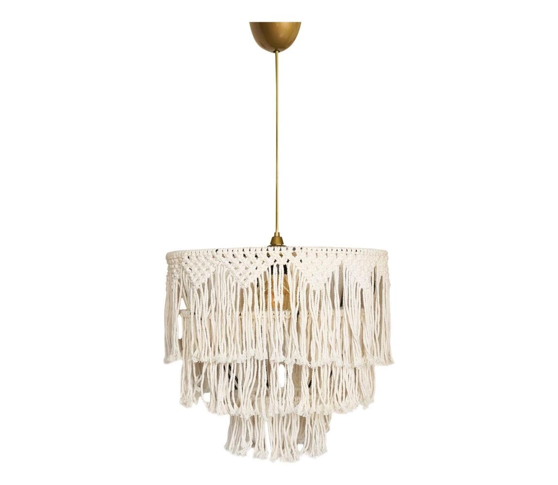 Lustr na lanku RIMINI 1xE27/40W/230V krémová