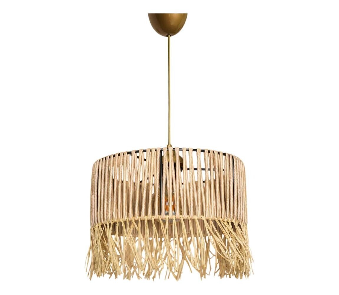 Lustr na lanku RIMINI 1xE27/40W/230V béžová