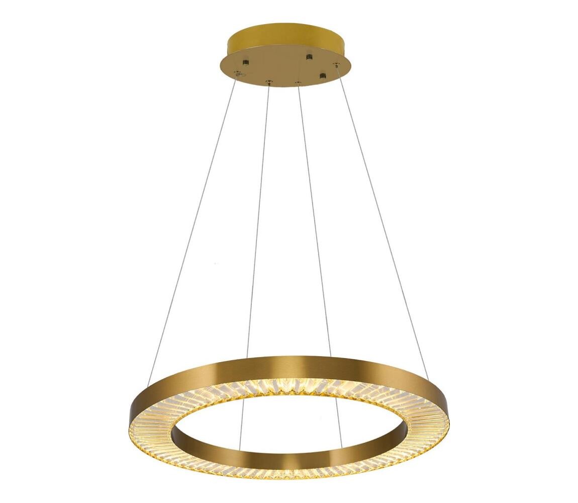 LED Lustr na lanku JESI LED/85W/230V 3000K pr. 80 cm bronzová