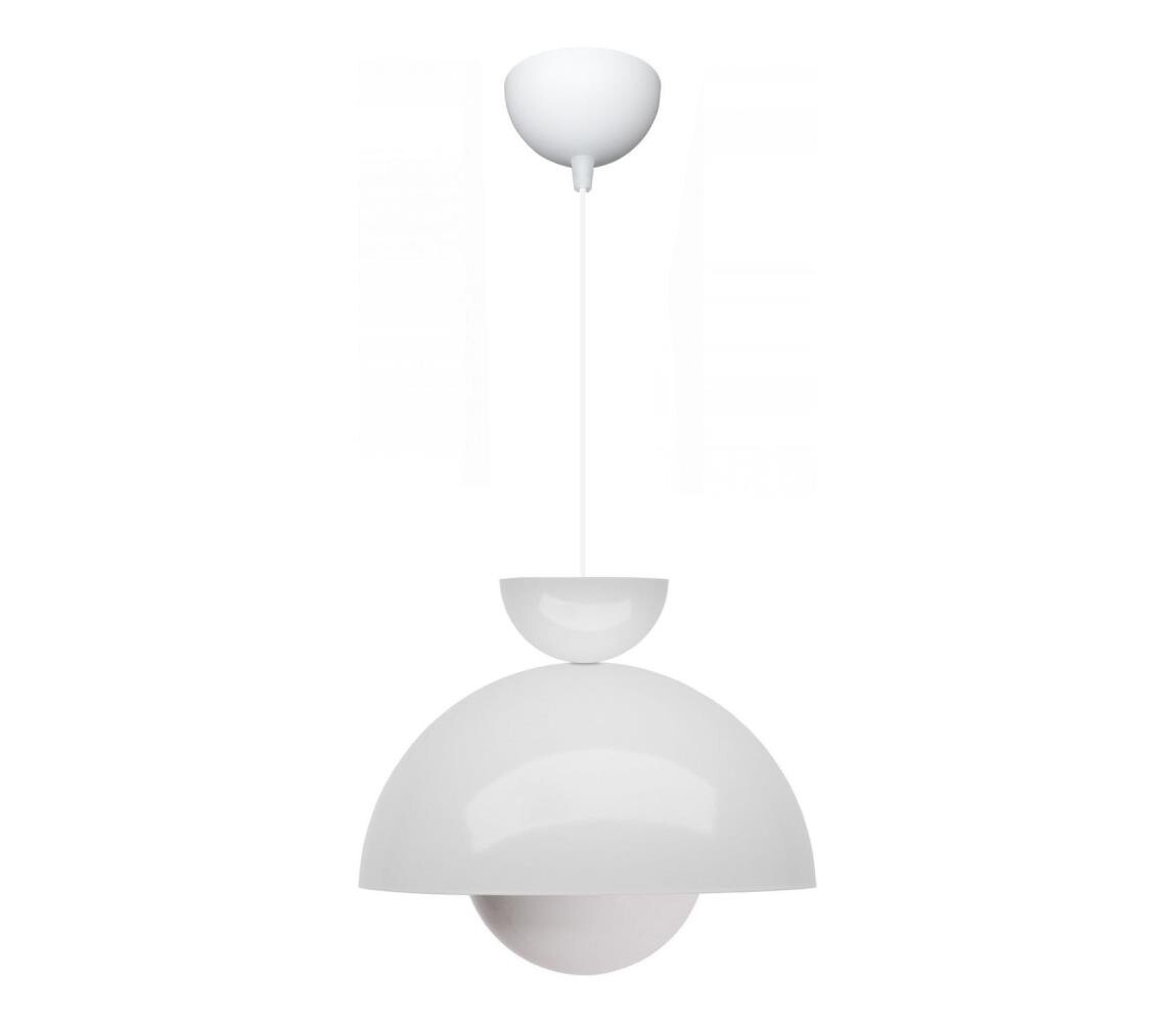 Lustr na lanku SALVA 1xE27/15W/230V bílá