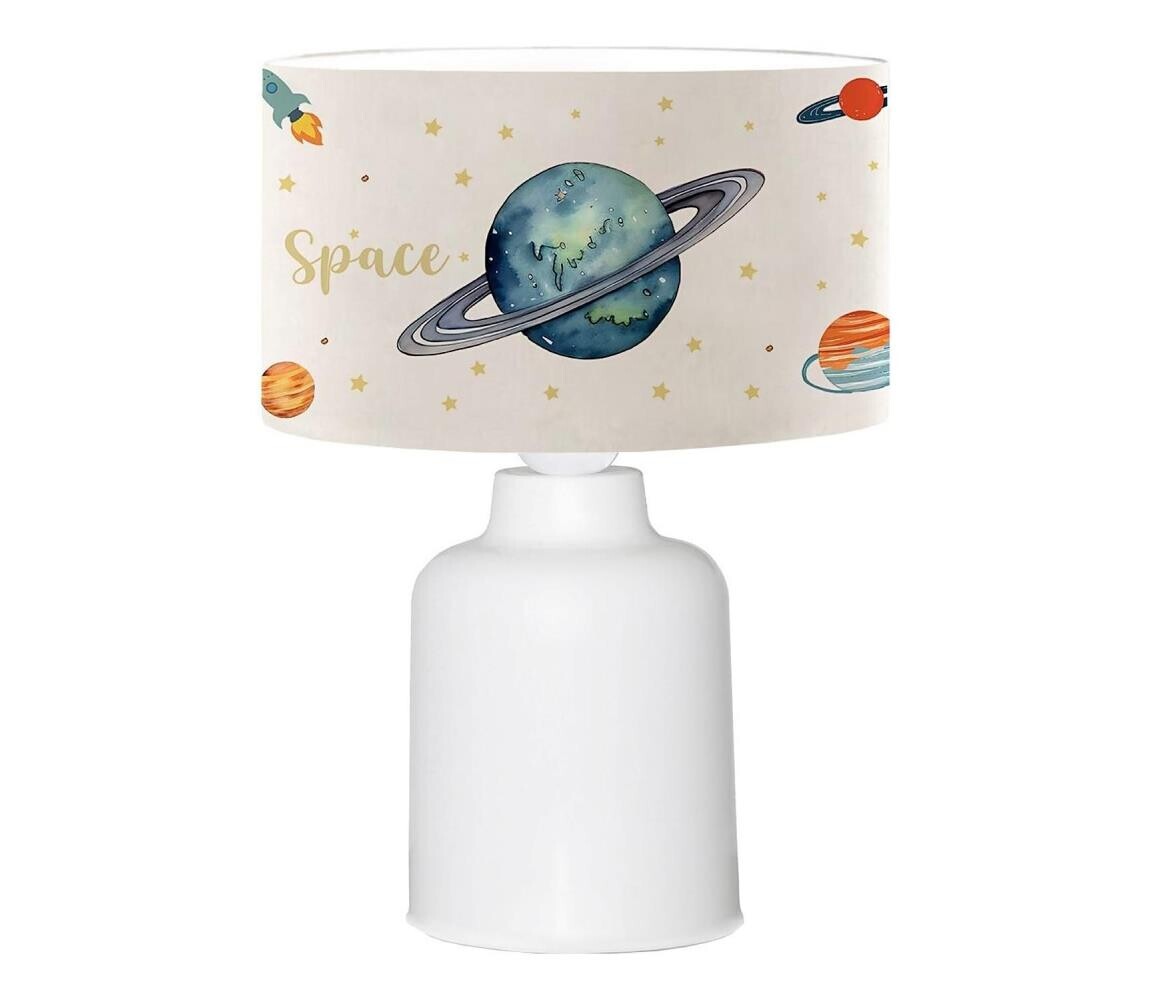 Dětská lampička CANDY 1xE27/40W/230V bílá/pestrobarevná