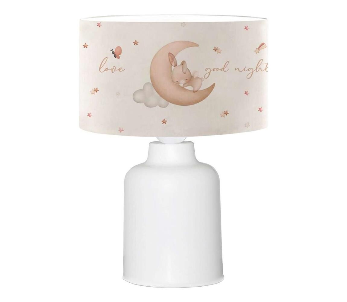Dětská lampička CANDY 1xE27/40W/230V bílá/béžová