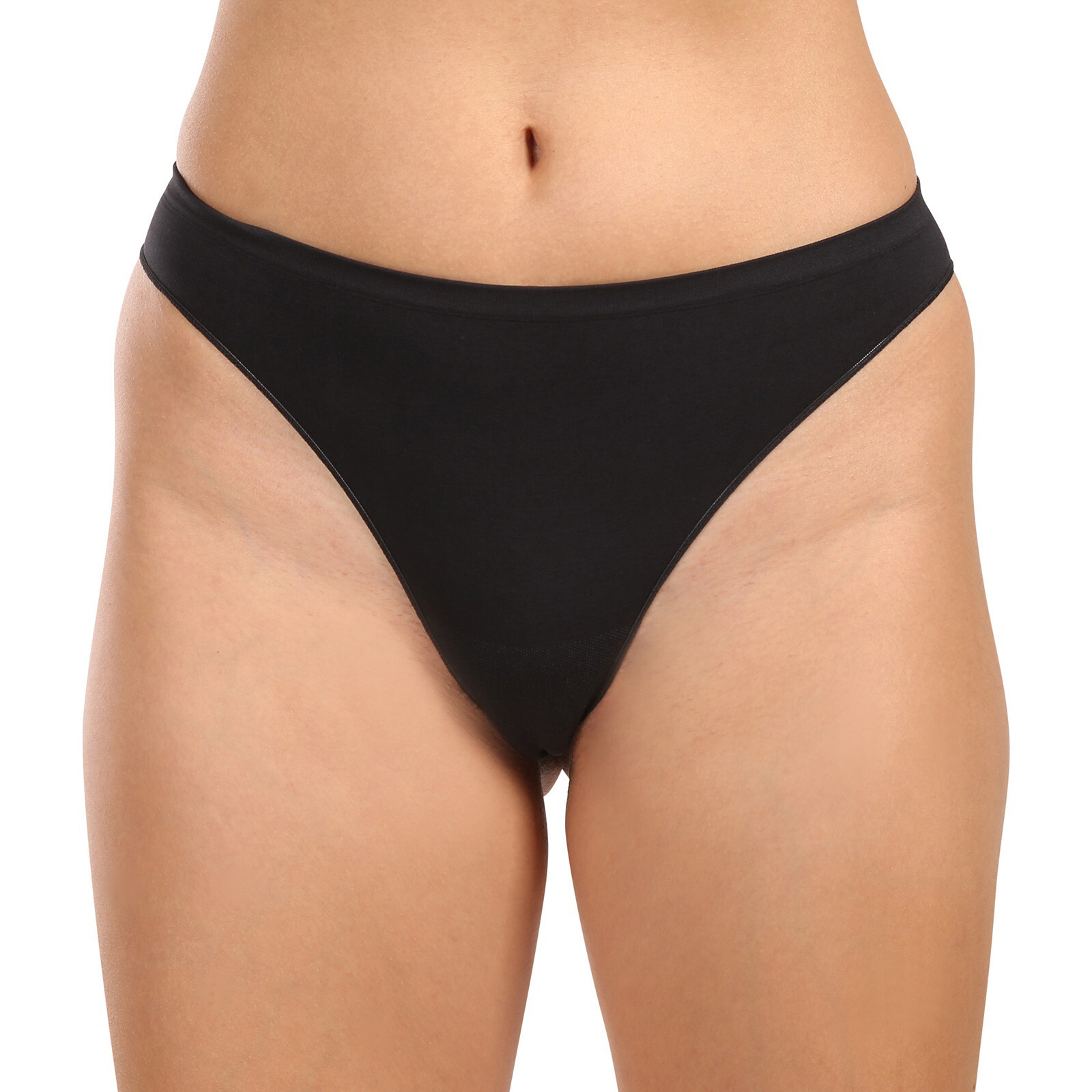 Dámská tanga Moravec bezešvá černá (Light) L/XL