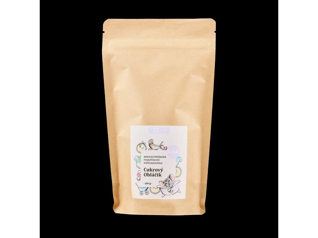 Kvitok Magická pěna do koupele Cukrový obláček 300 g - ideální pro děti