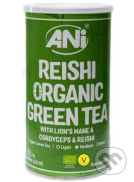 Zelený Reishi BIO čaj plechovka - Ani