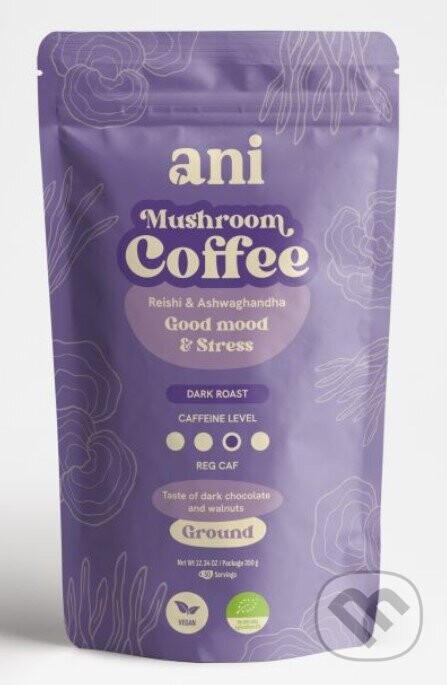ANi Mushroom Coffee Good mood & Stress - mletá káva - Ani