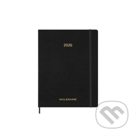 Moleskine 2026 13-Month Essential XXL Weekly Vertical Planner: Black - Moleskine