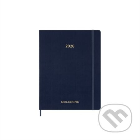 Moleskine 2026 13-Month Essential XXL Weekly Vertical Planner: Sapphire Blue - Moleskine