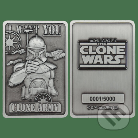 Zberateľský ingot Star Wars: Clone Wars - Captain Rex