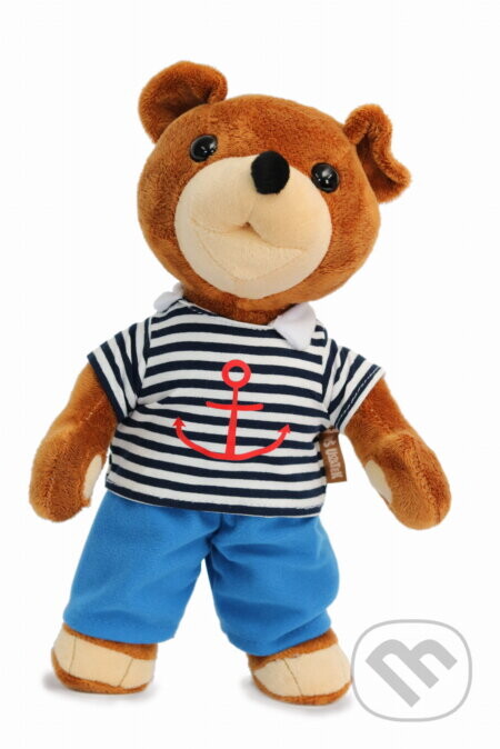 Plyšový medvedík Macko Uško - námorník 30 cm - Plush Toy Factory Kolor-Plusz