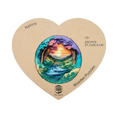 3D dřevěné puzzle - Příroda Albi