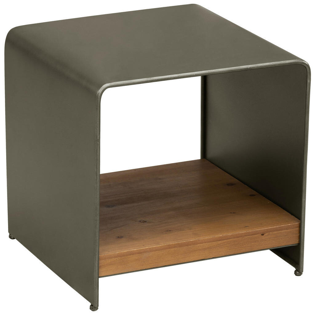 Livetastic ODKLÁDACÍ STOLEK, jedle, přírodní barvy, černá