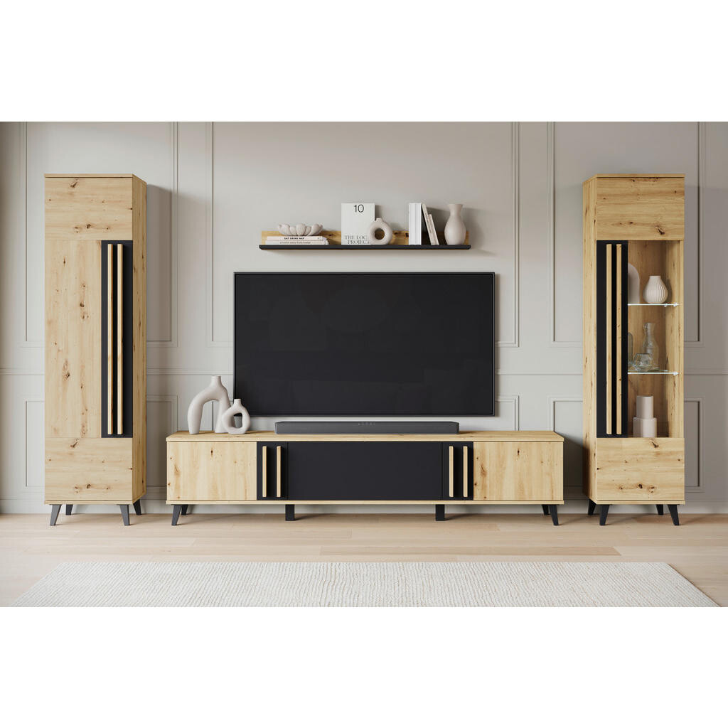 XXXL OBÝVACÍ STĚNA, dub artisan