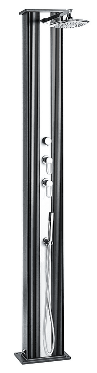 Hanscraft Solární sprcha DADA s ruční sprchou (antracit / inox)