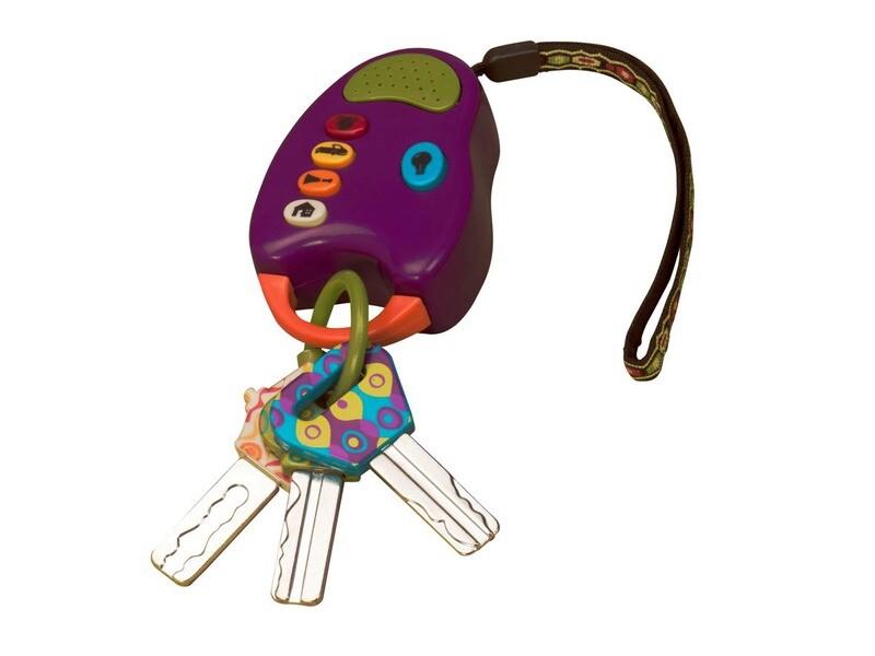 B-Toys Klíčky k autu FunKeys fialové