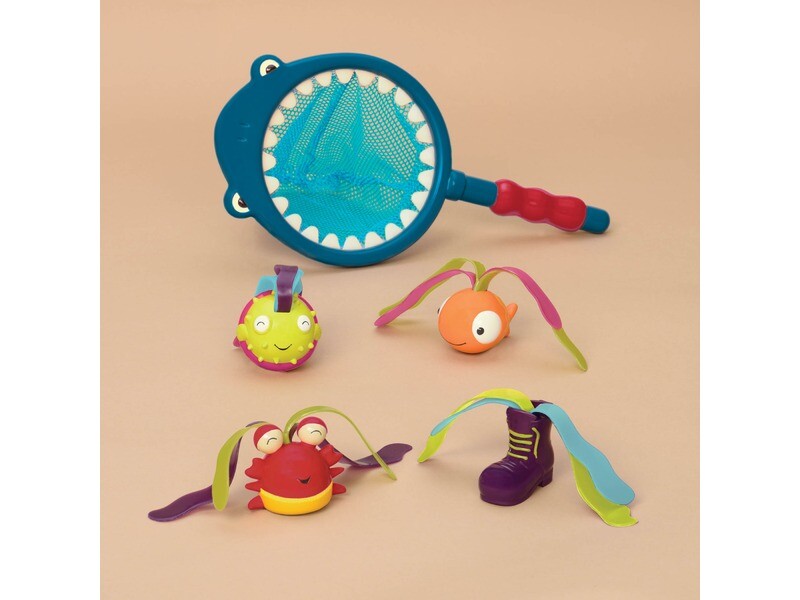 B-Toys Podběrák s hračkami na potápění Žralok Finley