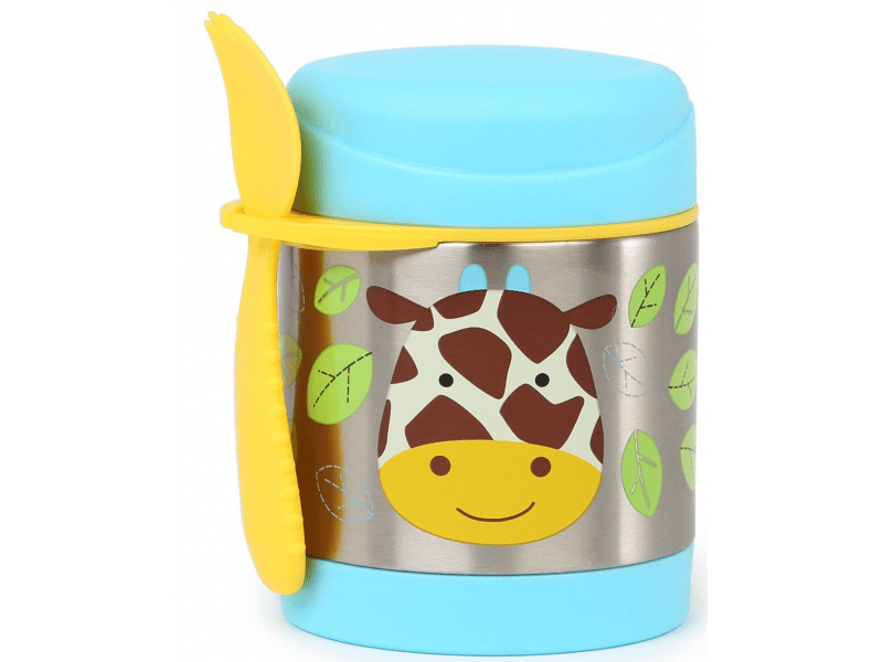 Skip Hop Zoo Termoska na jídlo s vidličkou Žirafa