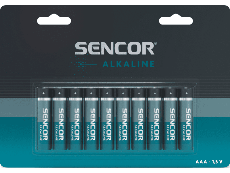 Sencor Alkalické baterie AAA 10 ks
