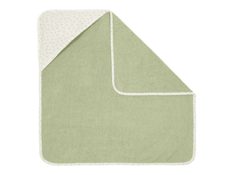 Little Dutch Osuška s kapucí 75x75 cm Blueberry Leaves