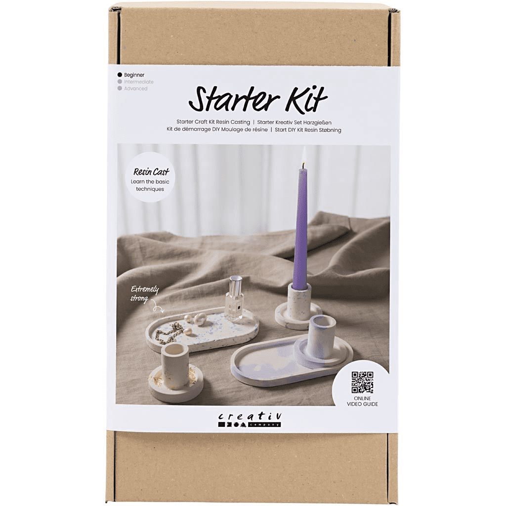 Creativ Company Kreativní sada Starter Craft Kit Resin Casting Candle Holders