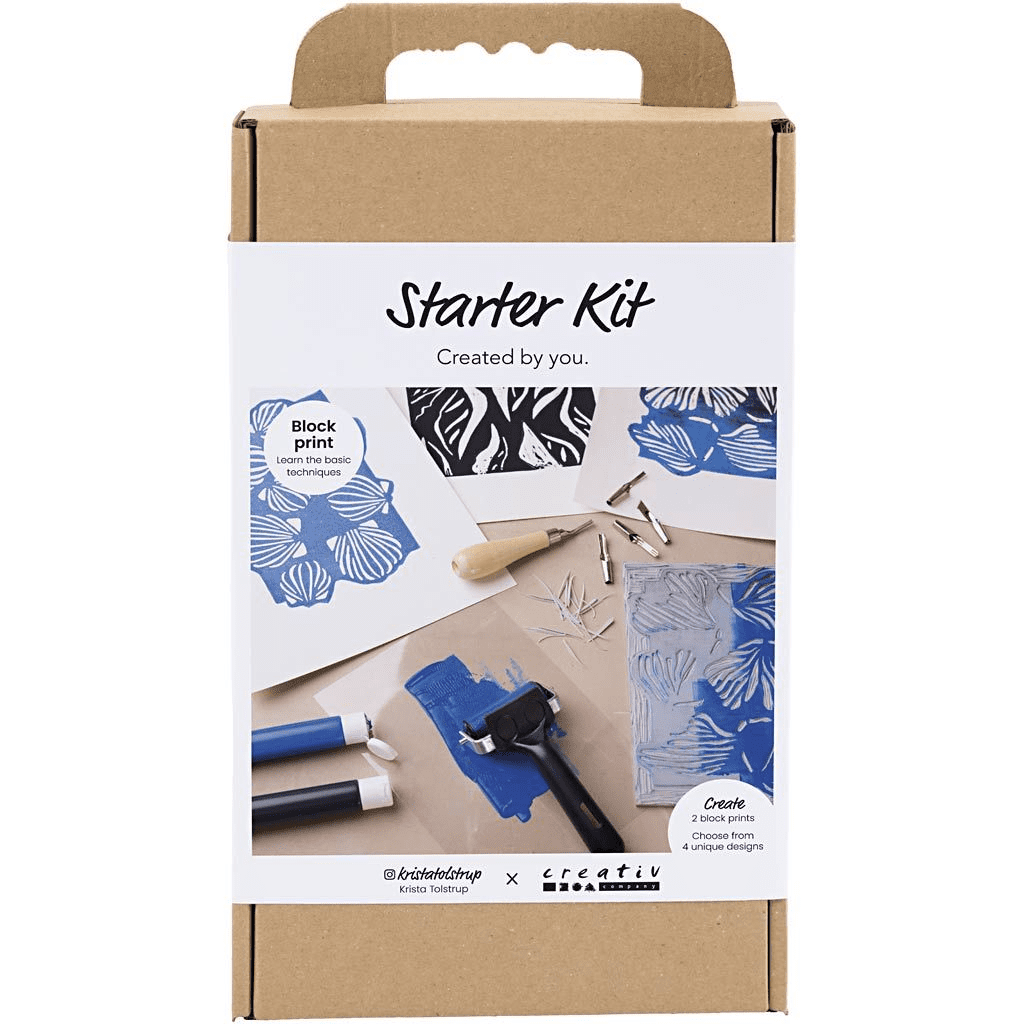 Creativ Company Kreativní sada Starter Craft Kit Block Printing