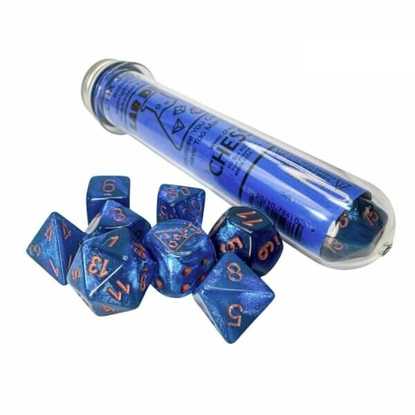 Sada kostek Borealis Midnight/Copper Polyhedral - 7 ks - CSX30069