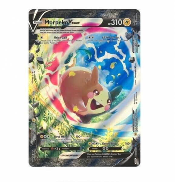 Pokémon JUMBO karta Morpeko V Union