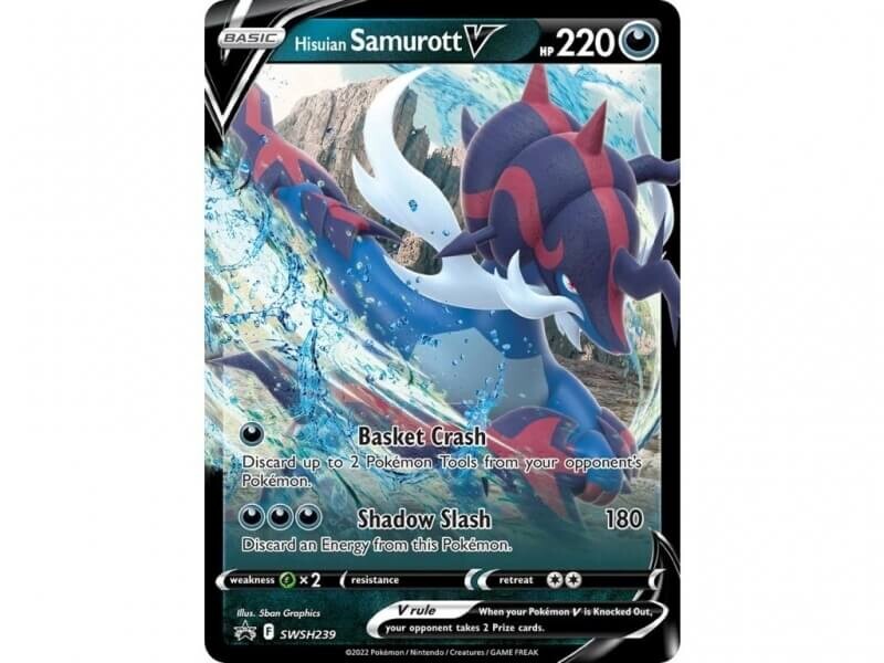 Pokémon karta Hisuian Samurott V