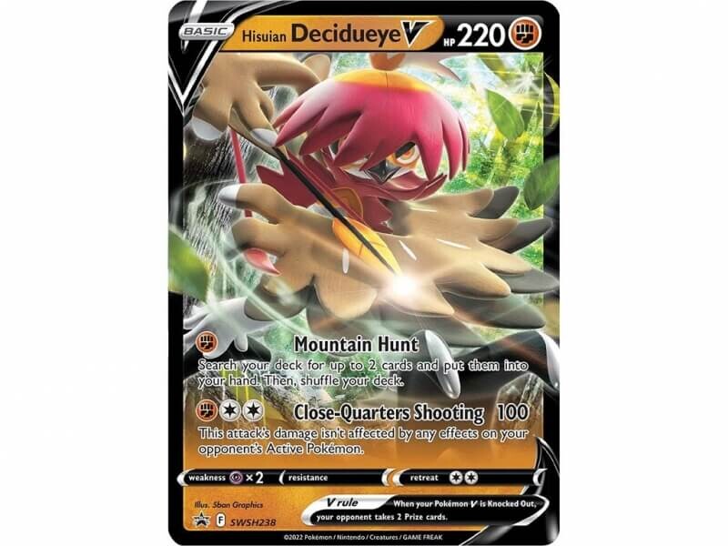 Pokémon karta Hisuian Decidueye V