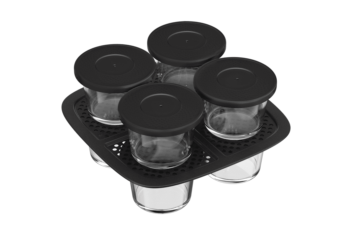 Příslušenství skleničky 8 ks k horkovzdušné fritéze Tefal Easy Fry Silence XA1140E2