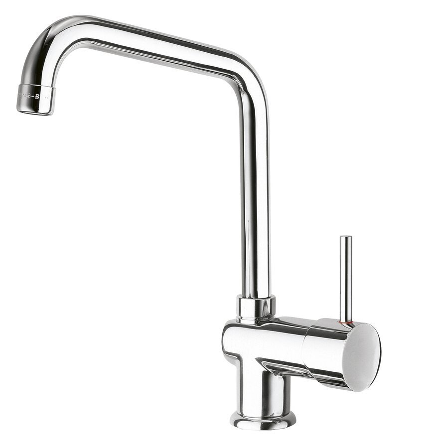 Sapho RHAPSODY stojánková dřezová baterie, výška 295 mm, chrom VYSTAVENÝ VZOREK - TOP STAV - BEZ ZÁRUKY NA POVRCHOVÉ VADY