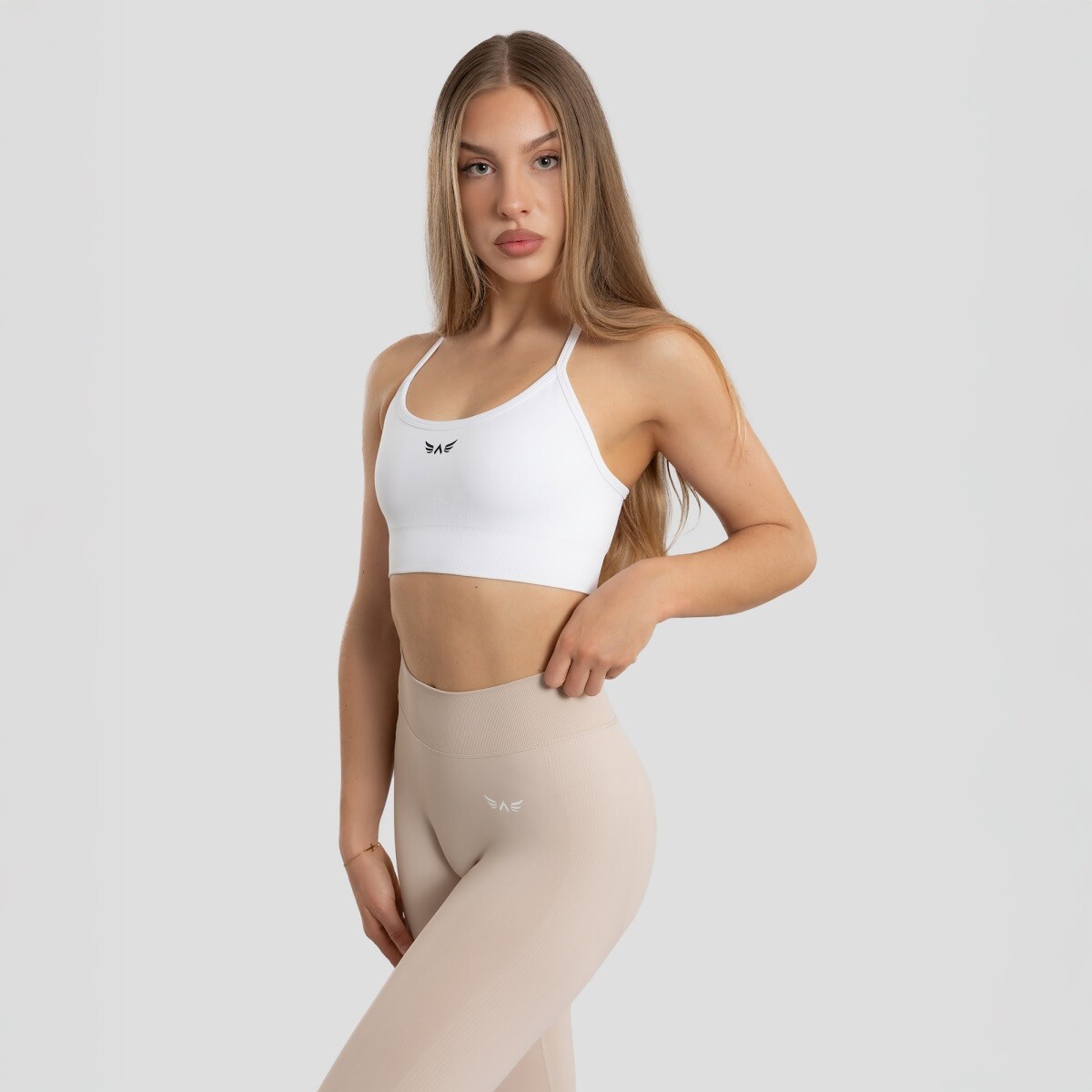 Dámská bezešvá sportovní podprsenka exalted impact core 2.0 bílá xs