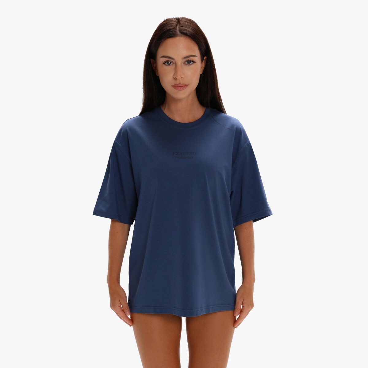 Dámské tričko exalted training club modrá xs