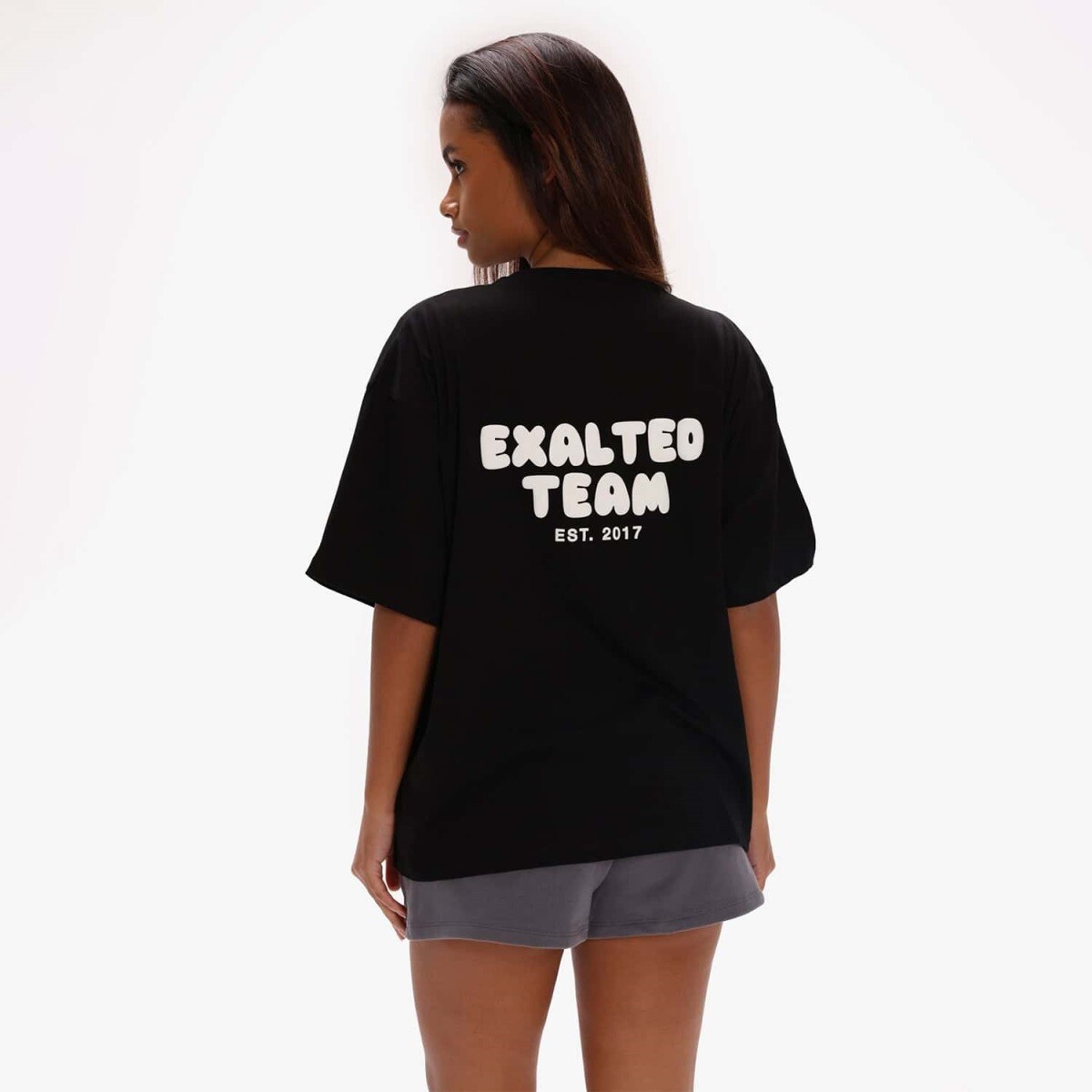 Dámské oversized tričko exalted off-duty černá xs