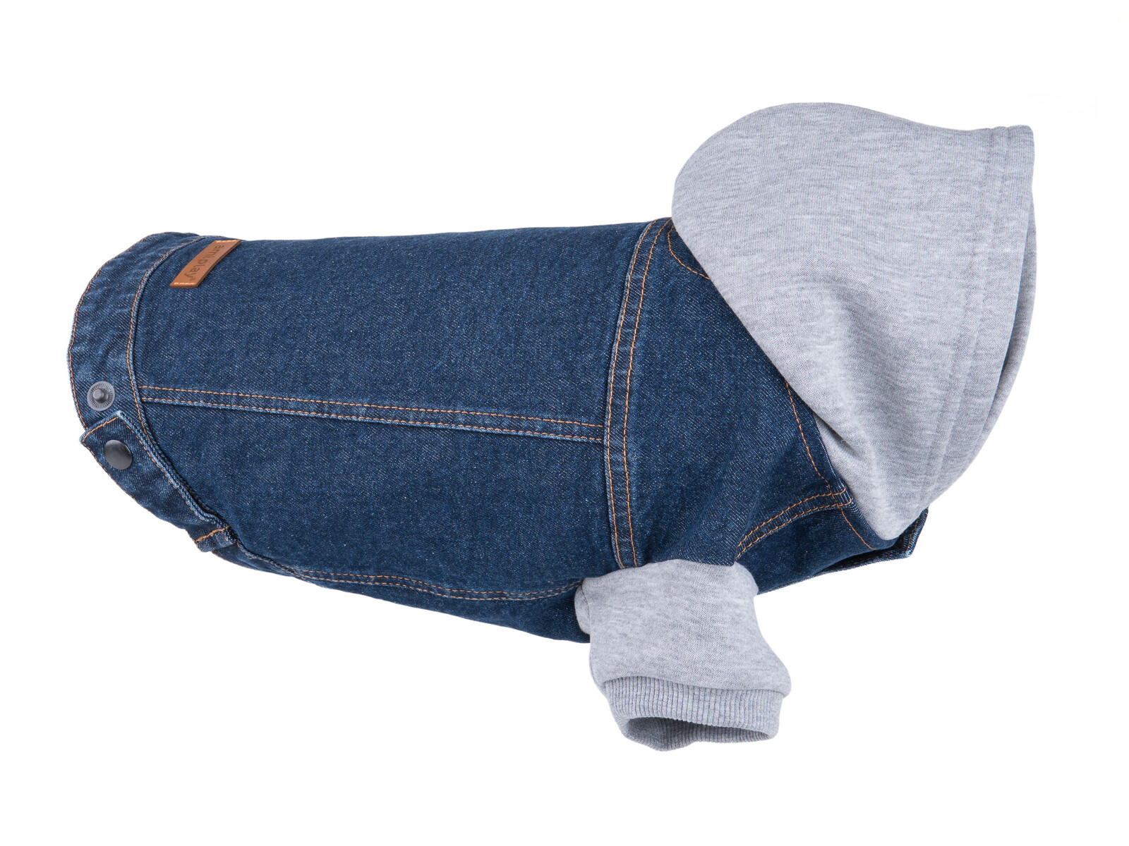 Vesta s mikinou pro psy JEANS tmavě modrá různé velikosti Rozměr: Rozměr 45 cm - beagle
