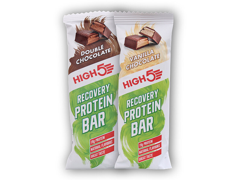 High5 Recovery Protein Bar 50g Varianta: double chocolate