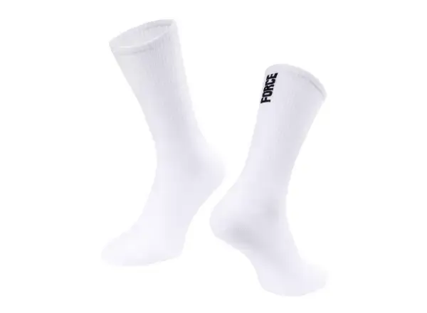 Force Longer Slim ponožky bílá vel. S-M (EU 36-41)