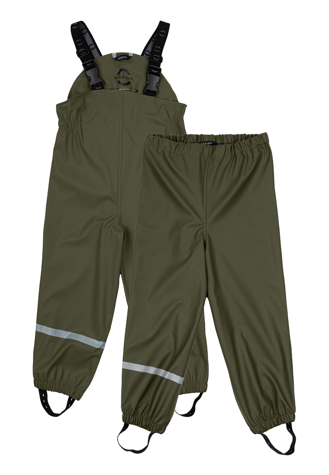 Mikk-Line Mikk - line dětské nepromokavé kalhoty 33159 - Dusty Olive Velikost: 92