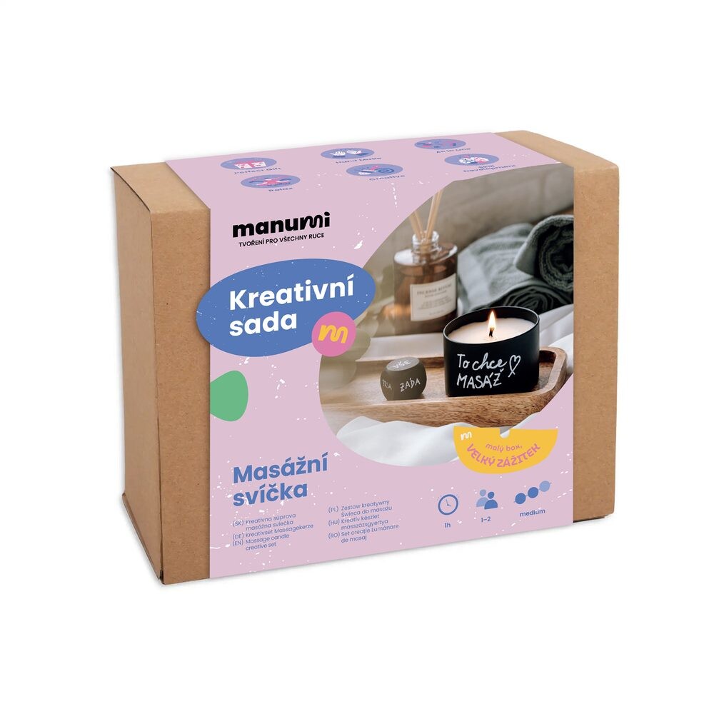 Manumi kreativní sada na výrobu masážní svíčky - 1 ks