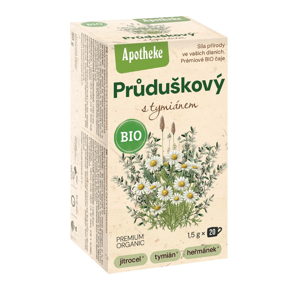 APOTHEKE BIO čaj průduškový s tymiánem 20 x 1.5 g