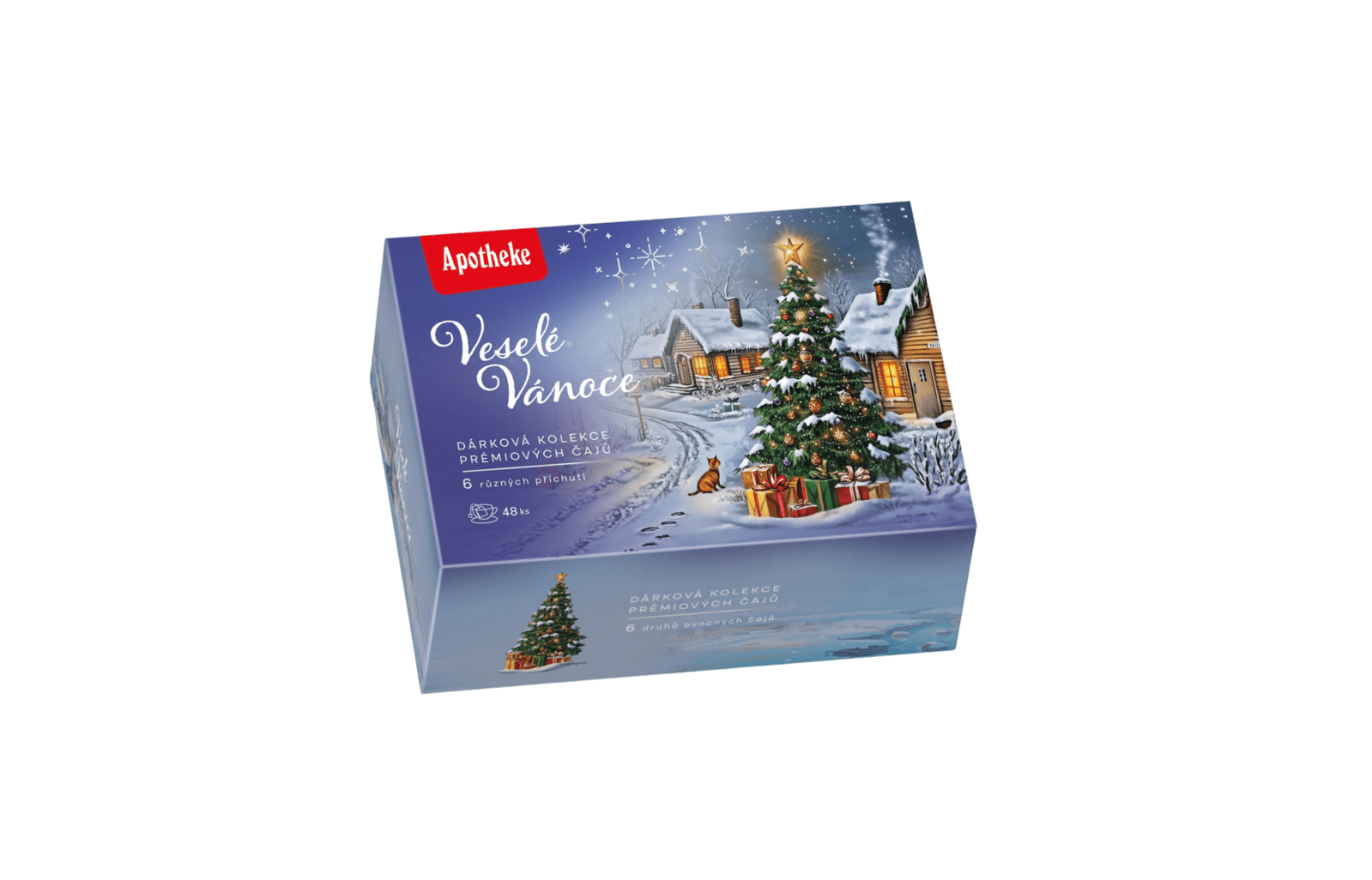 APOTHEKE dárková kolekce Veselé Vánoce 48 x 2 g