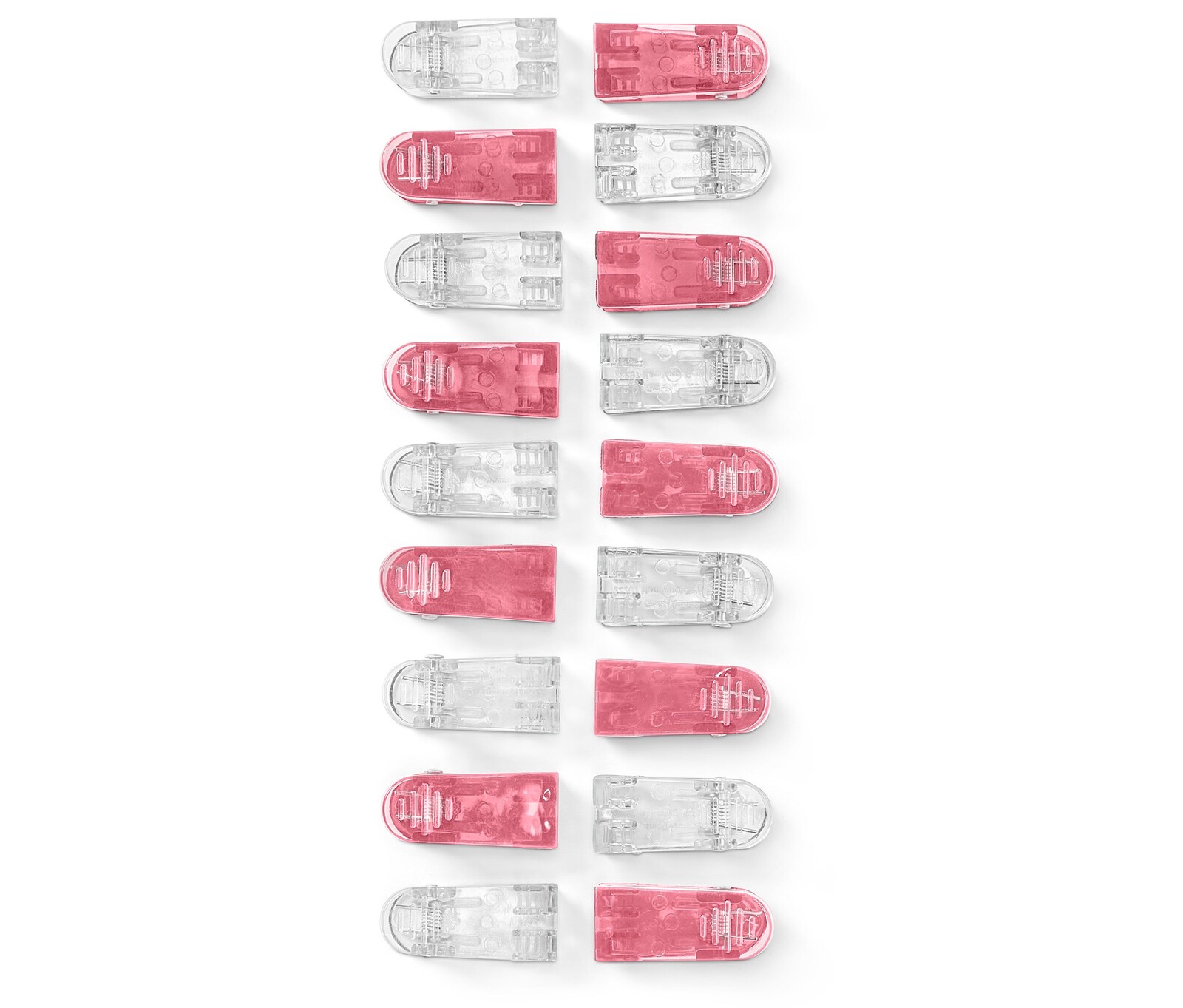 Tchibo - Svorky na látky - barva: růžová