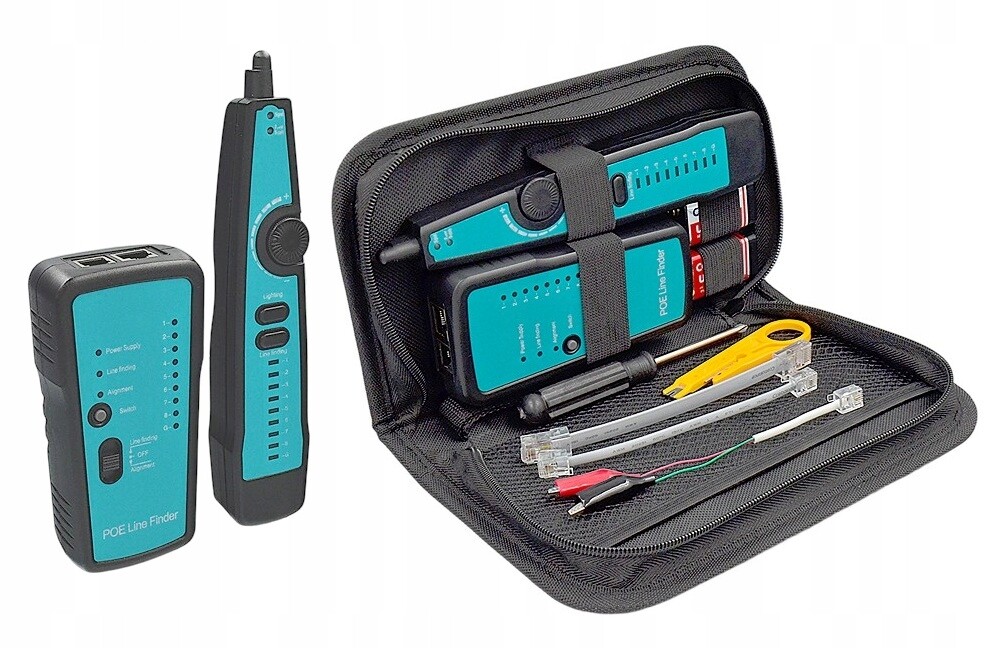 Analogový Lokátor Vyhledávač Párů Kabelů Kabelový Tracker Tester Zvuk 9V