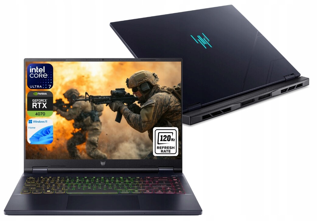 Acer Predator Helios Neo 14 U7 Ai 155H 16GB 4TB RTX4070 14.5 2K+ 120Hz W11