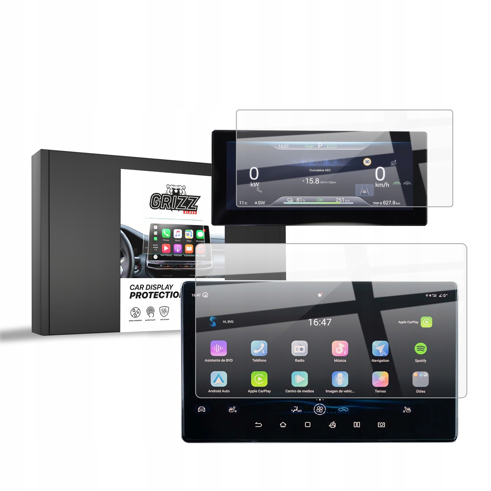 2v1 Fólie pro Byd Atto 2 10,1