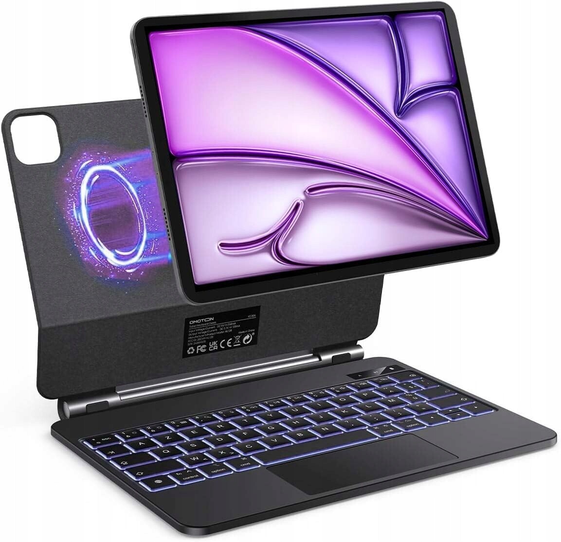 Pouzdro s klávesnicí a displejem pro iPad Air 11 2018-2025 Pro 11